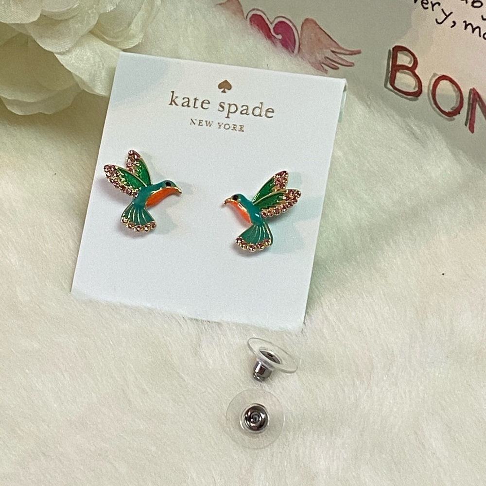 NEW KATE SPADE ♠️ REVERSIBLE SCENIC ROUTE EARRINGS - Picture 4 of 7